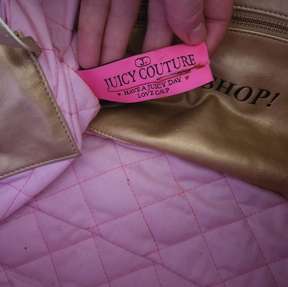 SOLD juicy couture Gorgeous Velour Quilted Logo Vintage Pink Daydreamer 💗 💕 - Picture 9 of 15